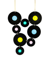 Many Vinyl in my Collection statement Necklace