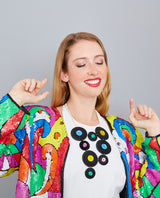 Many Vinyl in my Collection statement Necklace