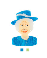 Marble Effect Queen Brooch