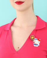 Match point Hello Kitty Brooch -interactive-