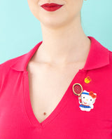 Match point Hello Kitty Brooch -interactive-