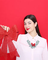 Meet Me Under The Mistletoe Necklace
