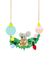 Mousing around in my Christmas Tree Necklace