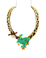 Munching on Some Leaves giraffe Necklace