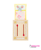 My cosy Matchbox Bed Brooch -Interactive-
