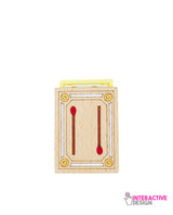 My cosy Matchbox Bed Brooch -Interactive-