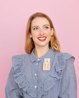 My cosy Matchbox Bed Brooch -Interactive-