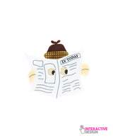 Mystery Detective Disguise Brooch -Interactive-