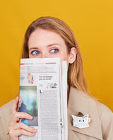 Mystery Detective Disguise Brooch -Interactive-