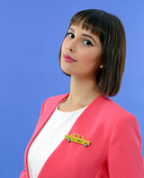 New-York-taxi-brooch-la-vidriola-plastic-jewellery-take-away-last-minute-product