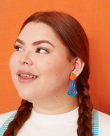 Off to the Market to Buy Oranges Earrings