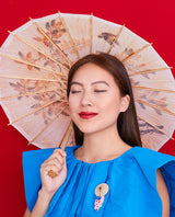 On a Stroll with my Wagasa Brooch
