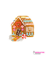Open The Gingerbread House And… Brooch -interactive-