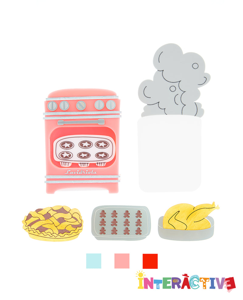 Oven Cooking Brooch -interactive-