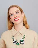 Panda Bamboo Snack Necklace