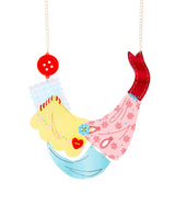 Piecing My Fabrics Together Necklace