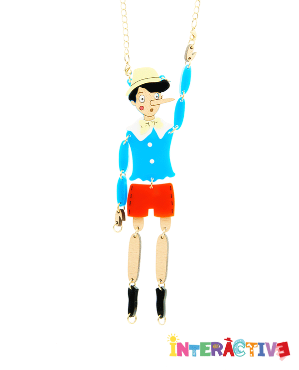 Pinocchio The Marionette Necklace -interactive-