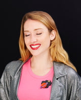 Planet in Space Brooch