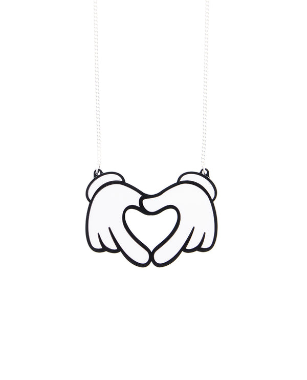 Potato Head Spud Love Hands Necklace