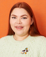 Quack,Quack…It’s the Ducky Milkman! Brooch