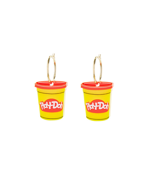 Red Play-Doh Earrings