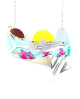 Reef-shark-necklace-la-vidriola-plastic-jewellery-wild-under-the-sea-detail