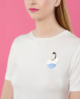 Relaxing-penguin-brooch-la-vidriola-plastic-jewellery-wild-under-the-sea-product