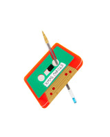 Rewind the Christmas Tunes on My Cassette Brooch