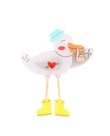 Sailor-seagull-animal-friend-Brooch-All-Aboard-collection-la-vidriola-detail