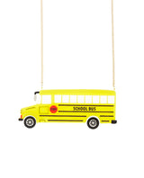 School Bus Necklace
