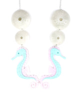 Sea-urchin-and-seahorses-necklace-la-vidriola-plastic-jewellery-wild-under-the-sea-detail