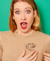 See what I will say! Custom Brooch -interactive- -custom-