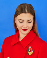 Sending letters to Santa Brooch