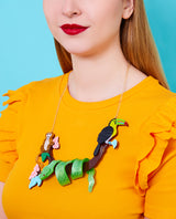 Slithering Snake Statement Necklace