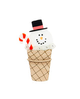 SnowMan Cone Brooch