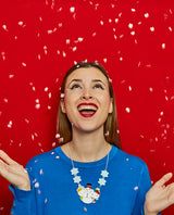 Snowman sister Winter fun! Necklace