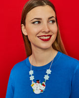 Snowman sister Winter fun! Necklace