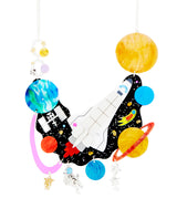Space Solar System Voyagers Statement Necklace