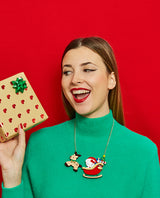 Spreading joy and gifts Hello Kitty Necklace