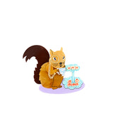 Squirrel’s Afternoon Tea Brooch