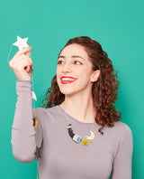 Starry Night Telescope Necklace