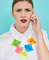 Sticky Notes statement Necklace