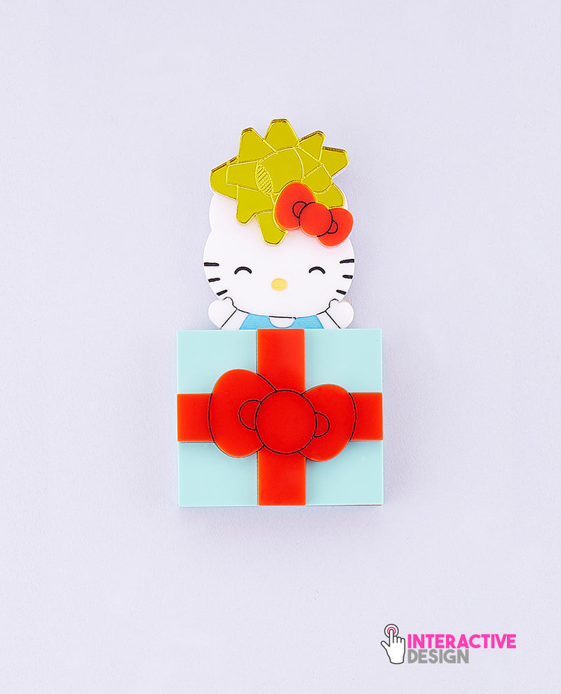 Surprise! Hello Kitty Brooch -interactive-