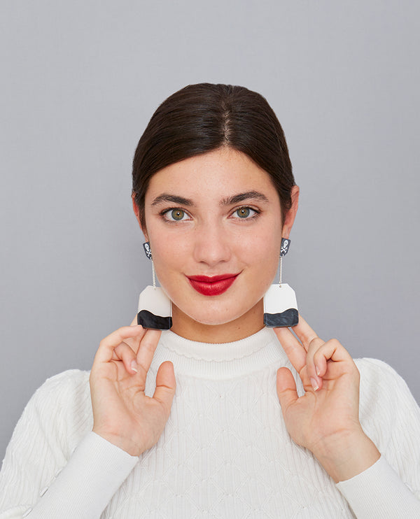 Scallywag Tea Bag Upside Down Edition Earrings