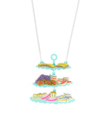 Tea Time Cake Stand Necklace