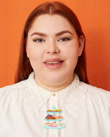 Tea Time Cake Stand Necklace