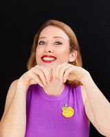 The Moon is made of Cheese! Brooch