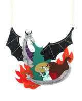 The-Princess-and-the-dragon-necklace-far-far-away-la-vidriola-detail