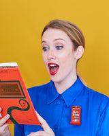 The Smallest London Phonebox Library Brooch