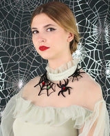 The-trap-of-the-Black-Widow-statement-necklace-halloween-2020-la-vidriola-product2